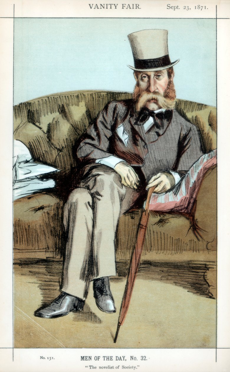Der Romanautor der Gesellschaft, 1871 von James Jacques Joseph Tissot