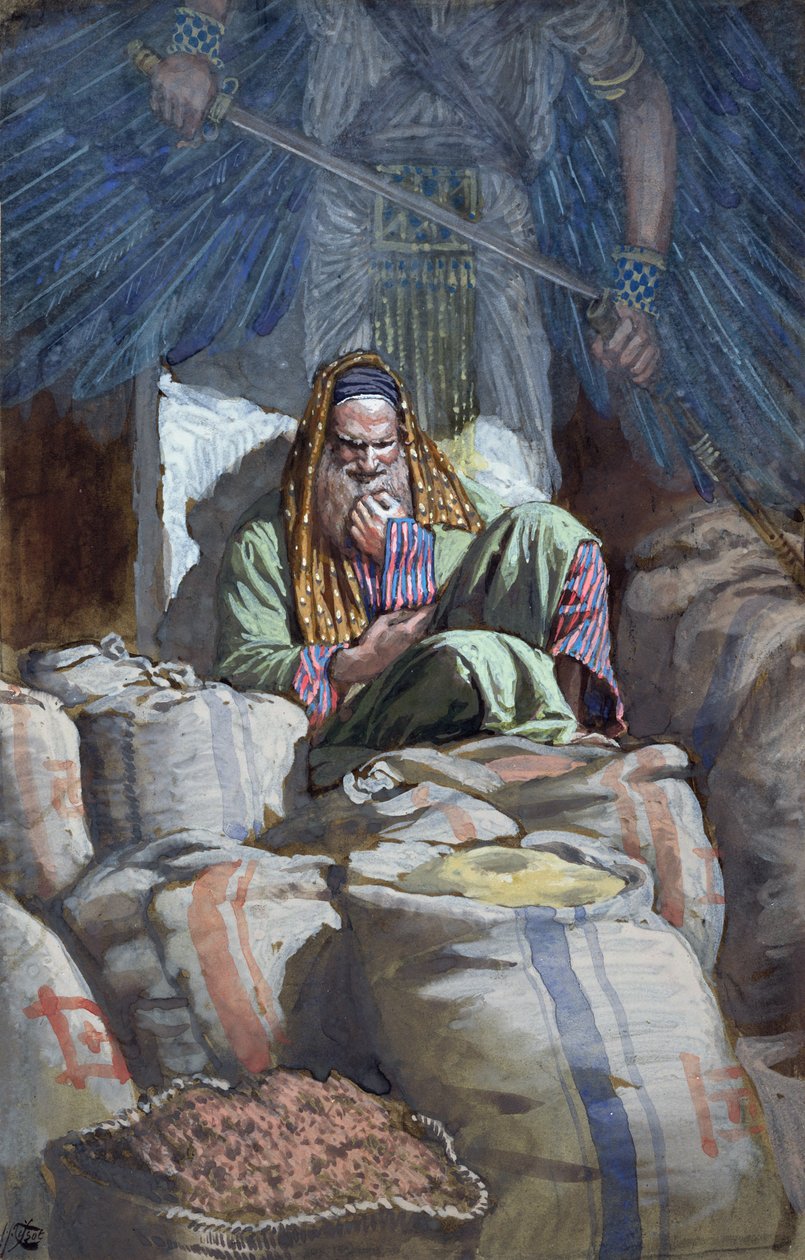 Du Narr, diese Nacht wird deine Seele von dir gefordert, Illustration für Das Leben Christi, ca. 1886-94 von James Jacques Joseph Tissot