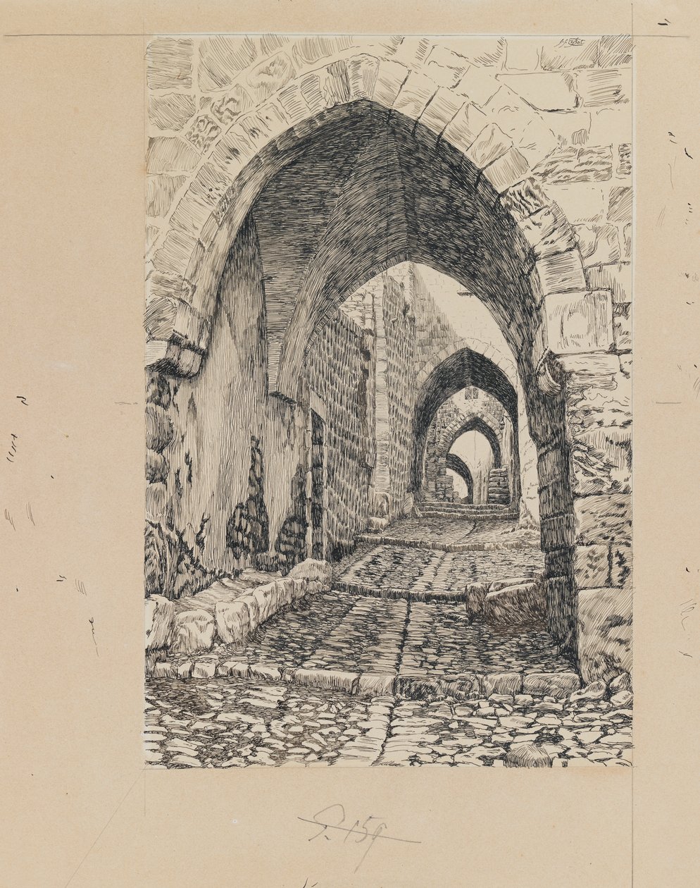 Via Dolorosa, Jerusalem, Illustration aus Das Leben unseres Herrn Jesus Christus von James Jacques Joseph Tissot