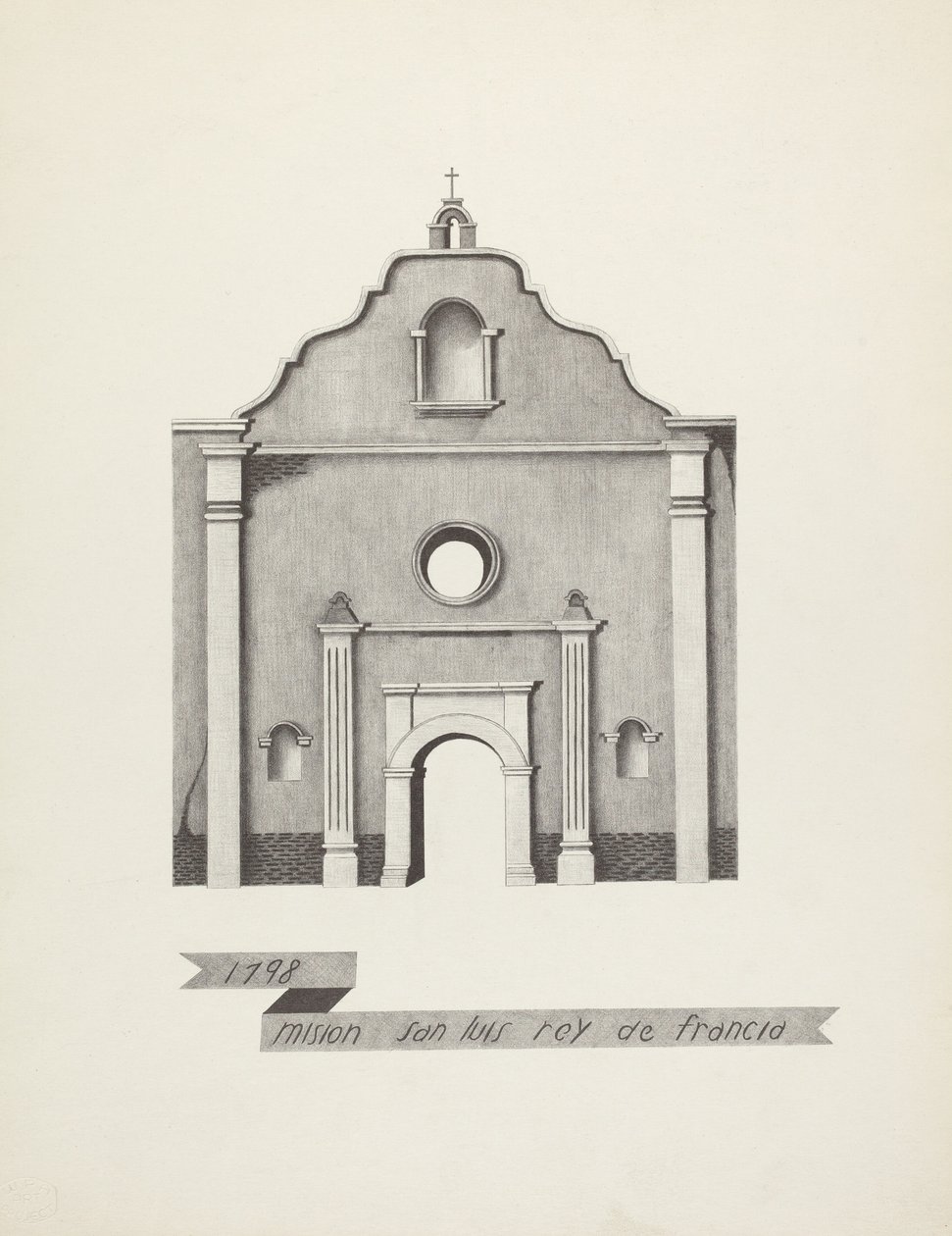 Mission San Luis Rey de Francia von James Jones