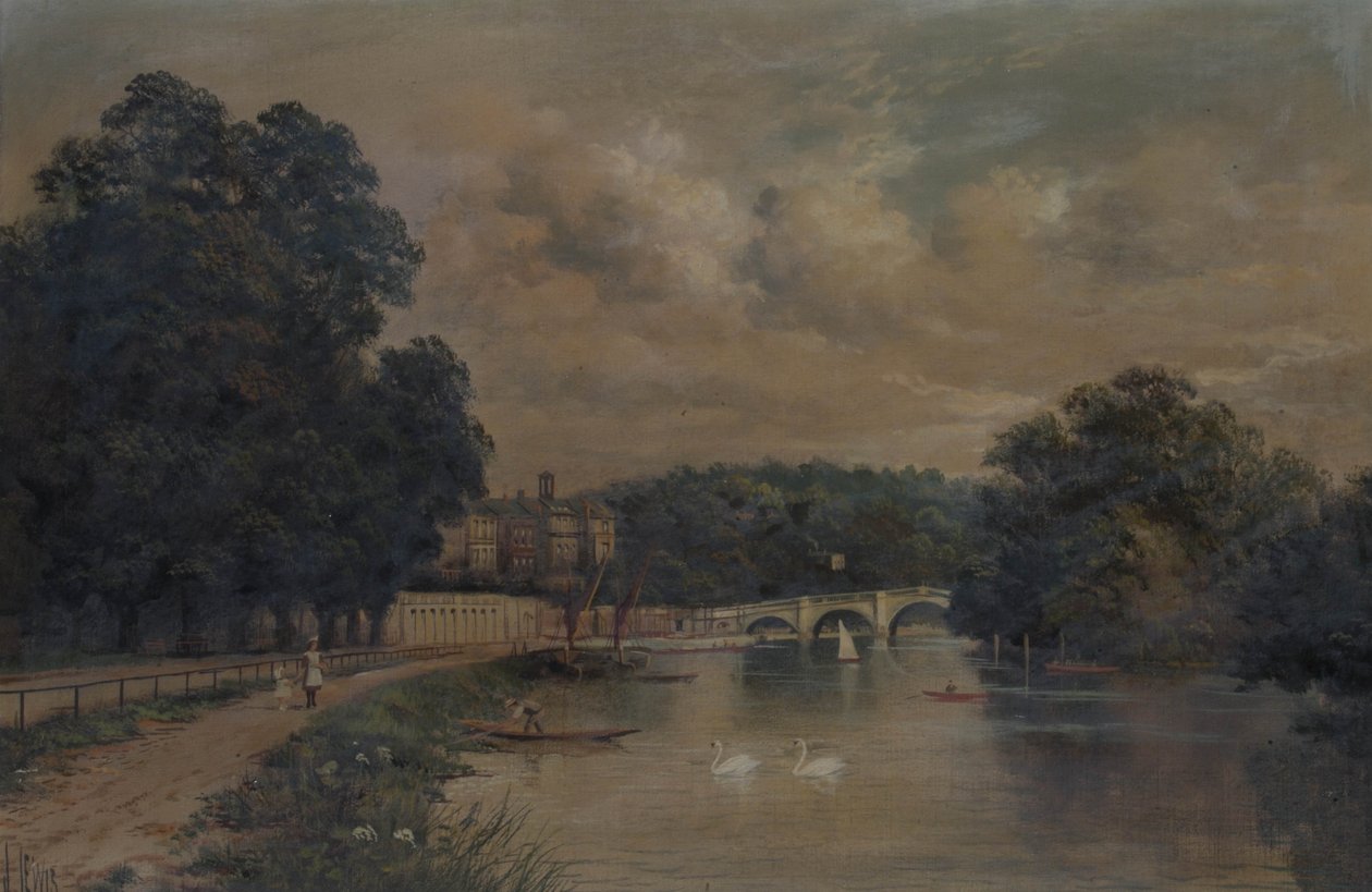 Richmond Bridge von Cholmondeley Walk von James Lewis