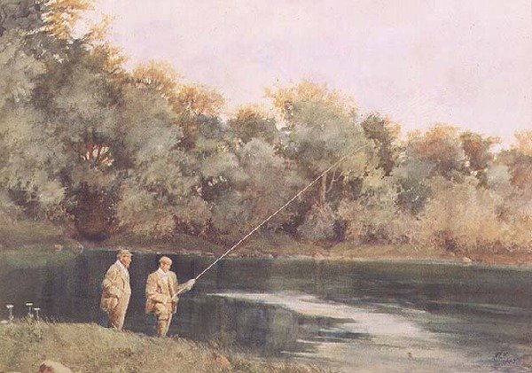 Am Teich des Vale of Health, Hampstead Heath von James Loxham Browne