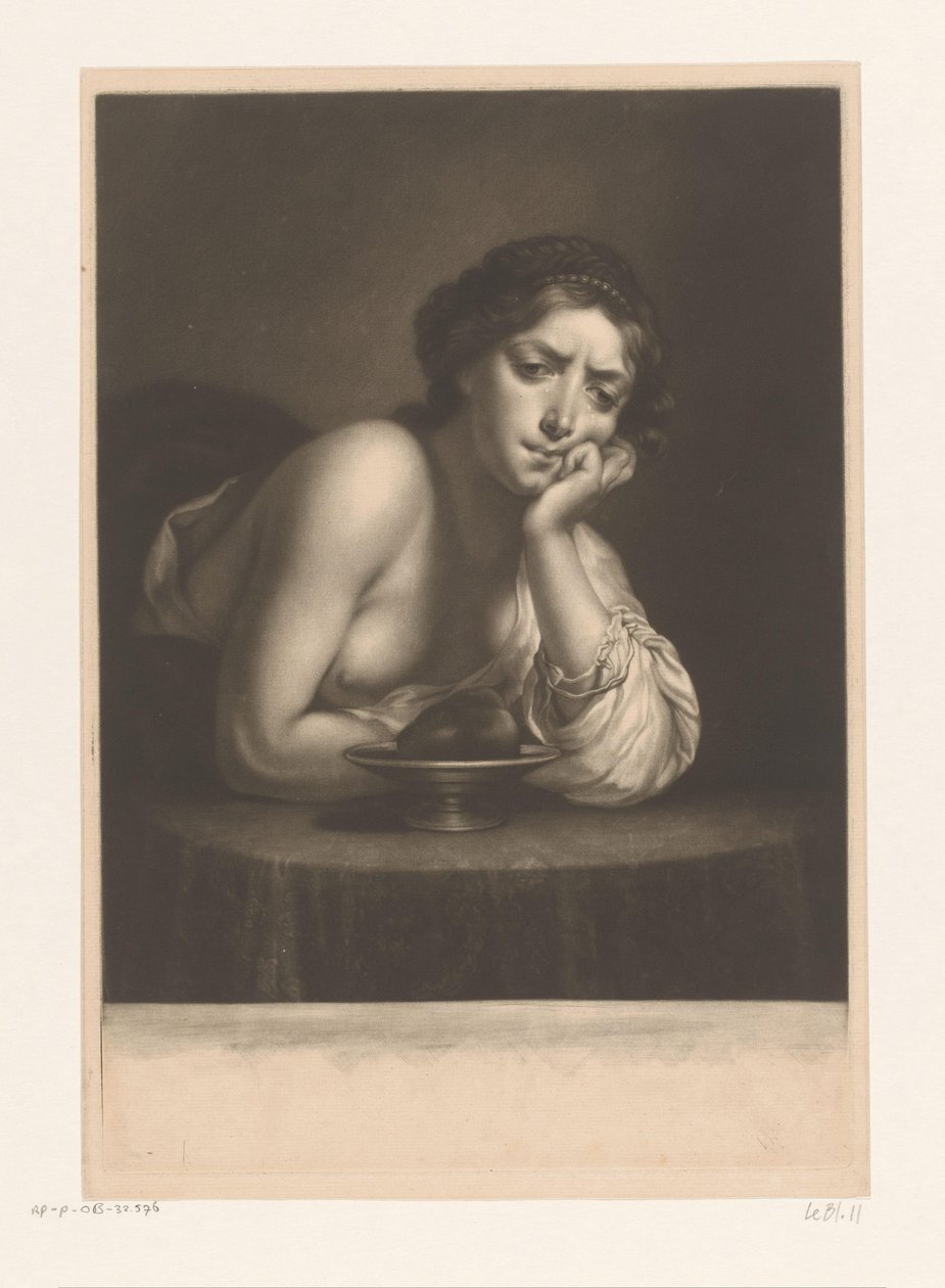 Sigismunda mit dem Herzen von Guiscardo von James McArdell