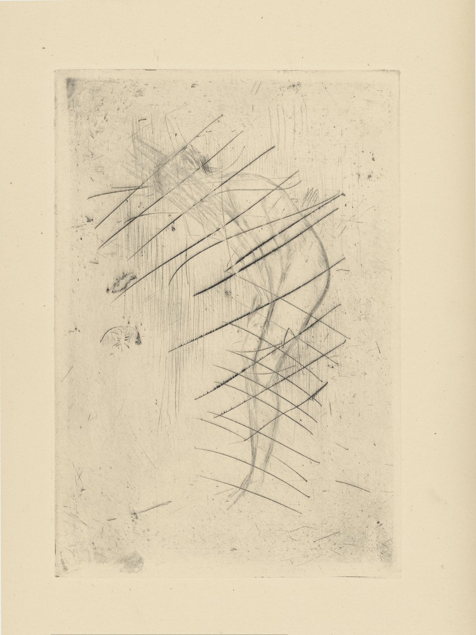 [76] Eindrücke von annullierten Platten von Whistler - Tillie: Ein Modell. von James Abbott McNeill Whistler