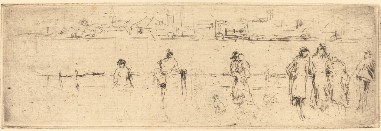 Eine Skizze am Ufer von James Abbott McNeill Whistler