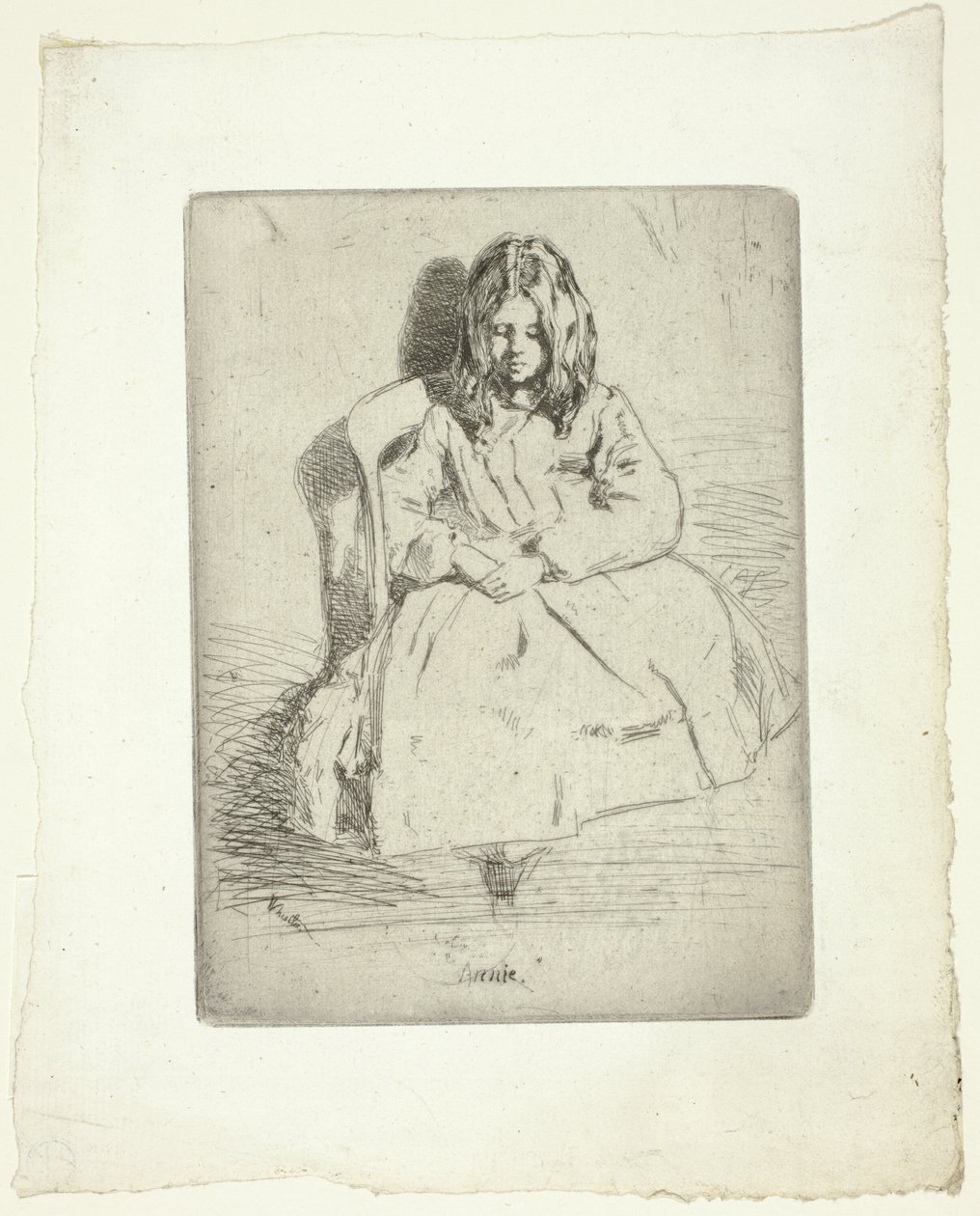 Annie, sitzend von James McNeill Whistler