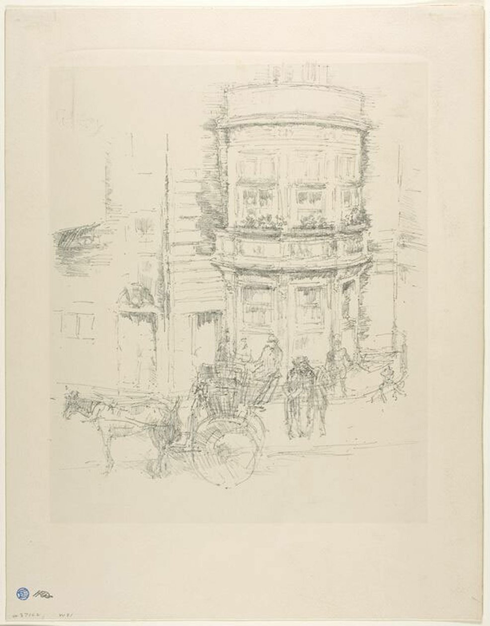 Rückseite des Gaiety Theaters von James McNeill Whistler