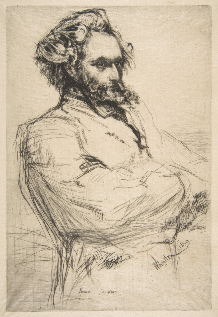 C.L. Drouet, Bildhauer von James McNeill Whistler