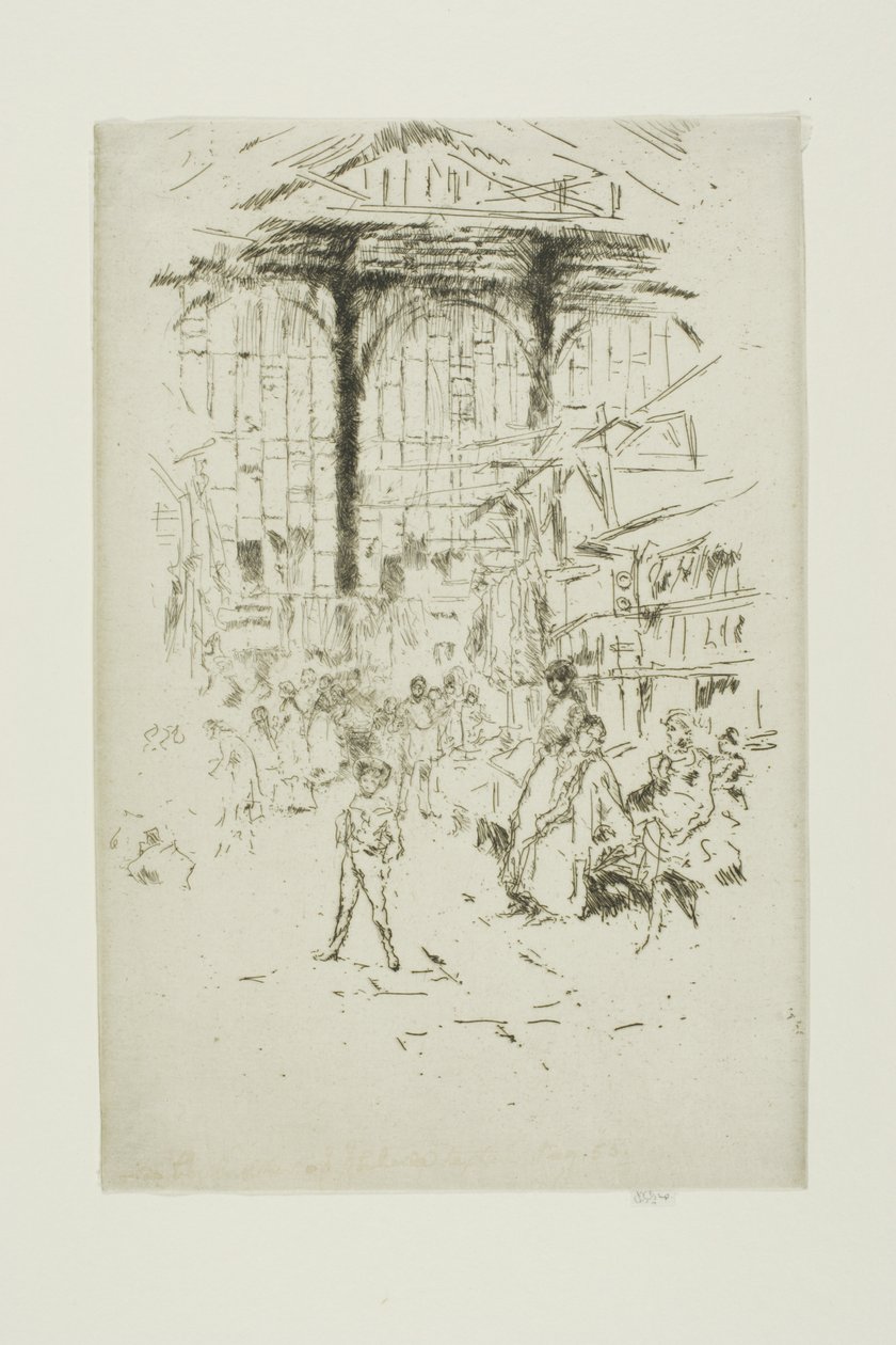 Kleiderwechsel, Houndsditch, Nr. 2 von James Abbott McNeill Whistler