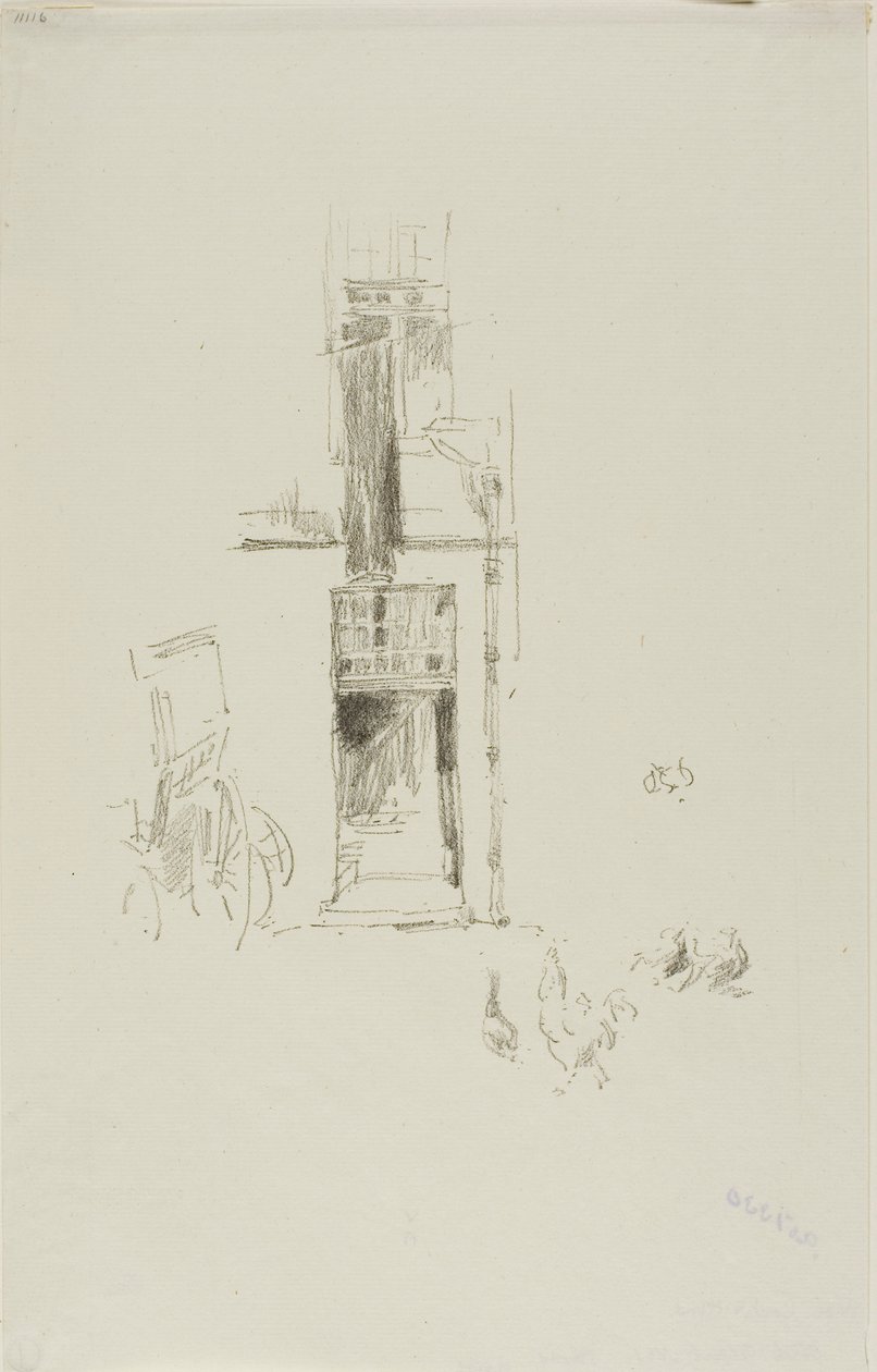 Hähne und Hennen, Hôtel Colbert von James McNeill Whistler