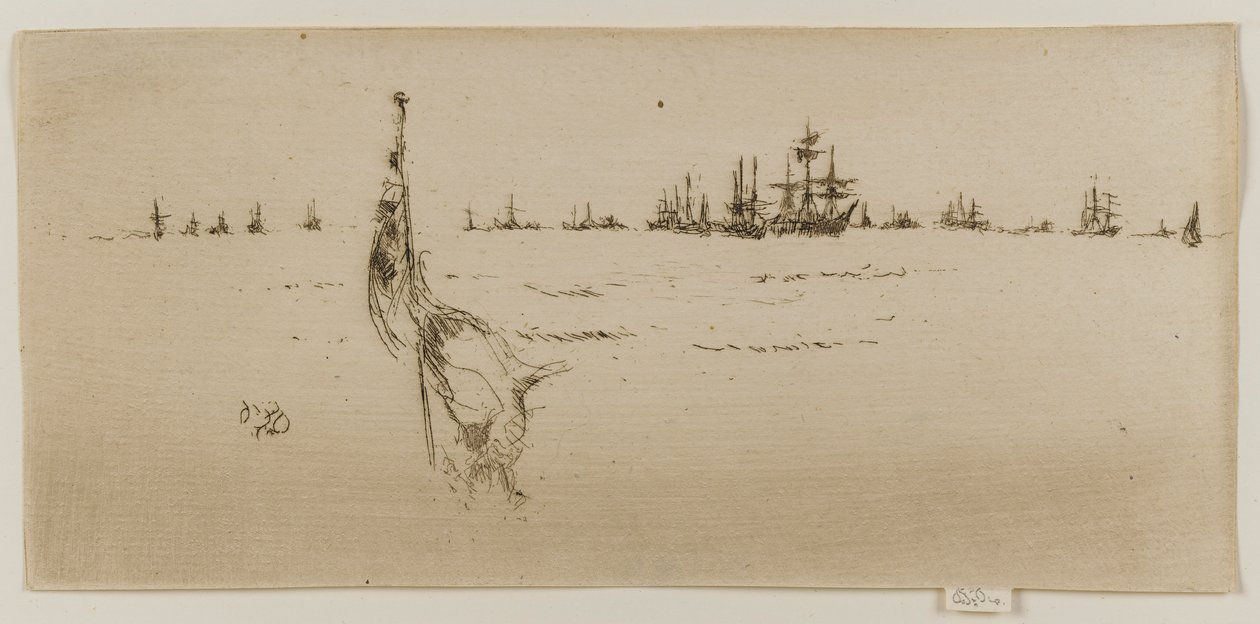 Flagge eintauchen von James Abbott McNeill Whistler