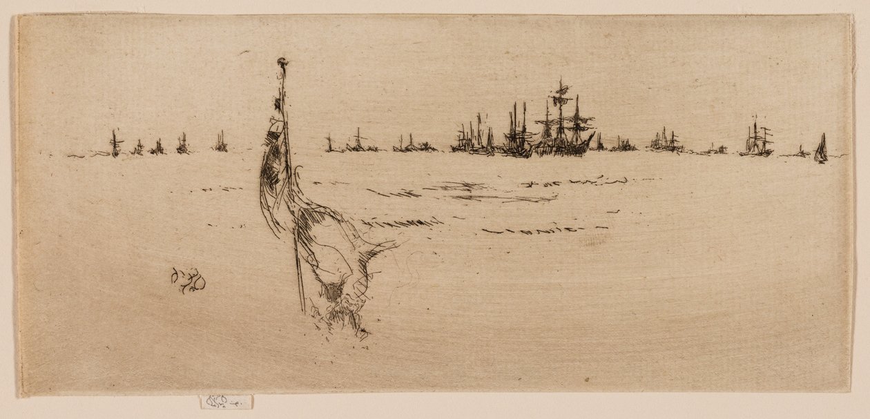 Das Flaggen-Dippen von James Abbott McNeill Whistler