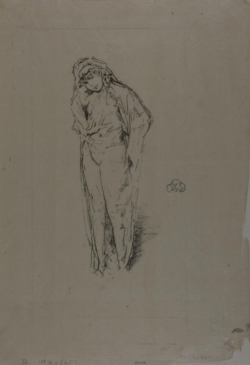 Gekleidete stehende Figur von James Abbott McNeill Whistler