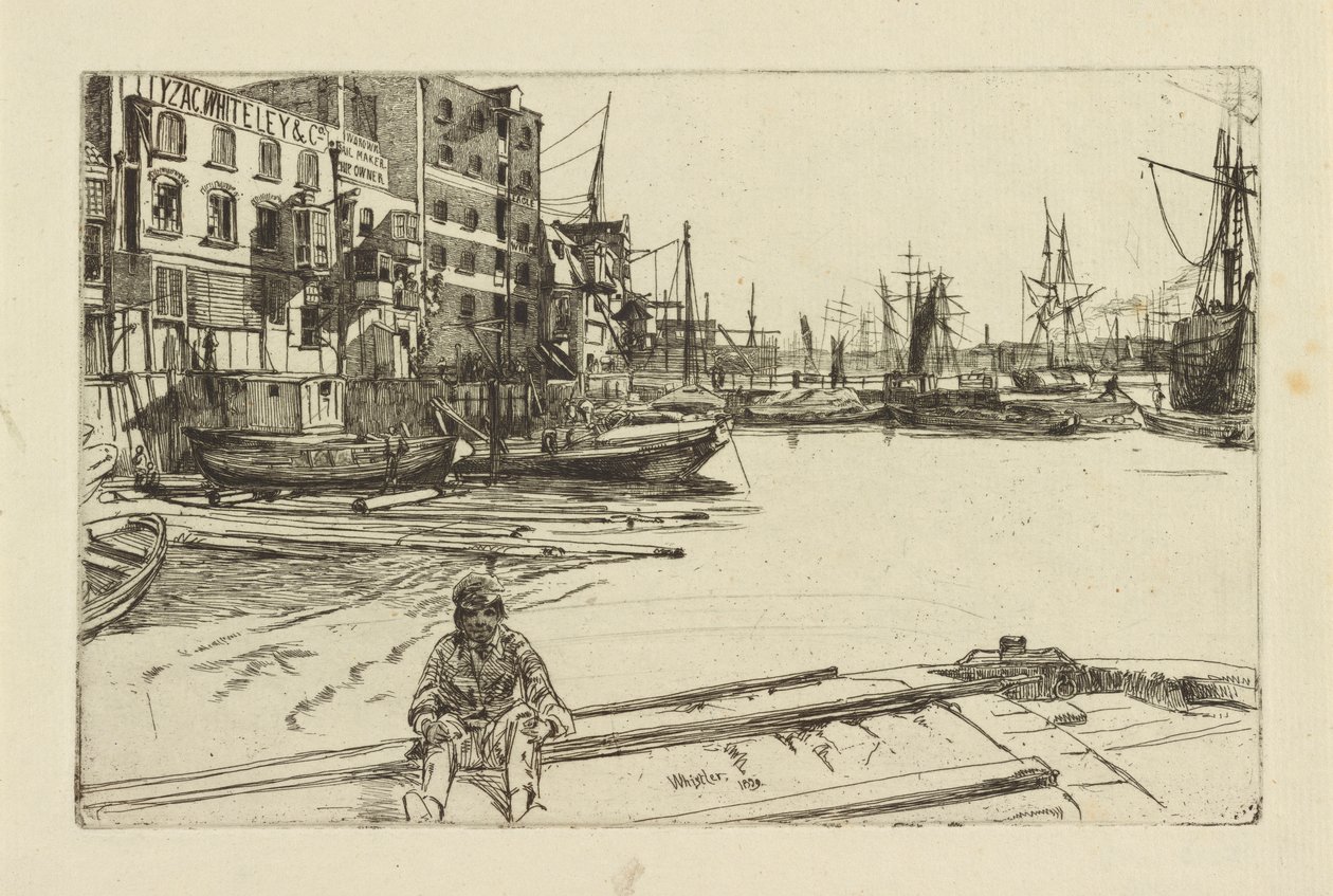 Eagle Wharf (Tyzac Whiteley und Co.) von James Abbott McNeill Whistler