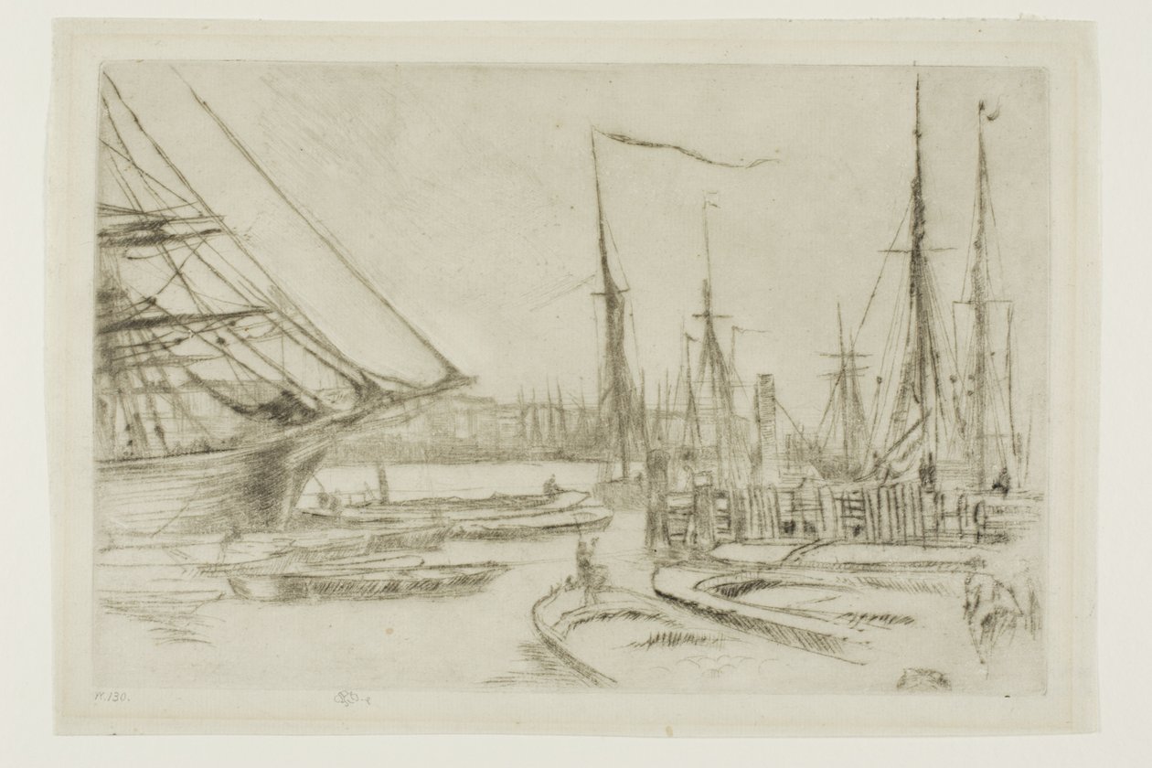 Von Billingsgate von James Abbott McNeill Whistler
