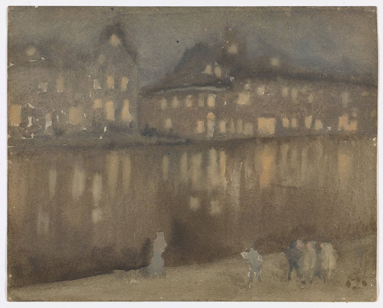 Großer Kanal, Amsterdam; Nocturne von James Abbott McNeill Whistler