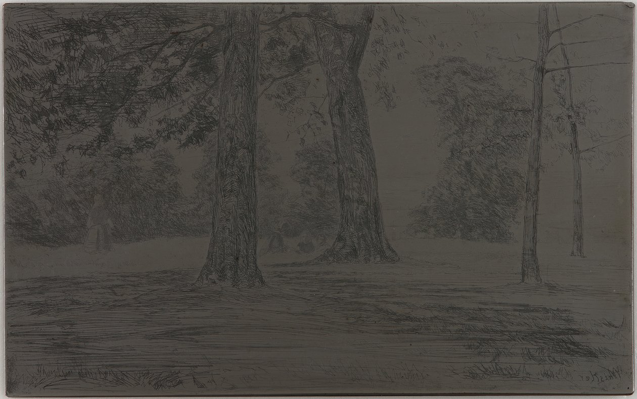 Greenwich Park von James Abbott McNeill Whistler