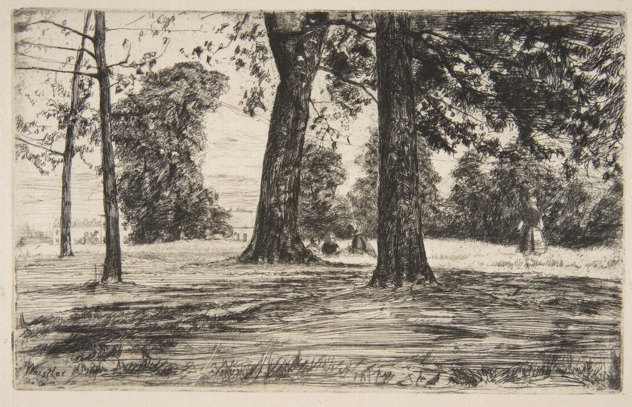 Greenwich Park von James McNeill Whistler