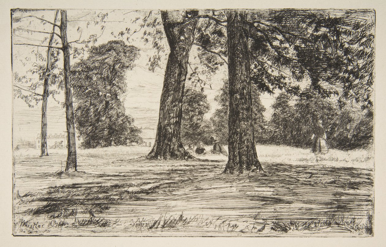 Greenwich Park von James McNeill Whistler