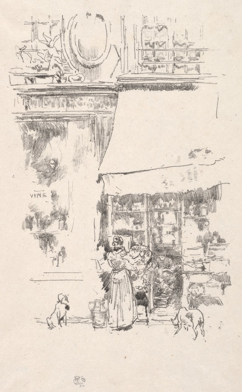 Die Obstverkäuferin der Rue de Grenelle von James McNeill Whistler