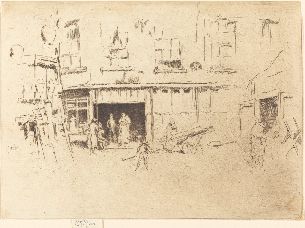 Kleiner Hof von James Abbott McNeill Whistler