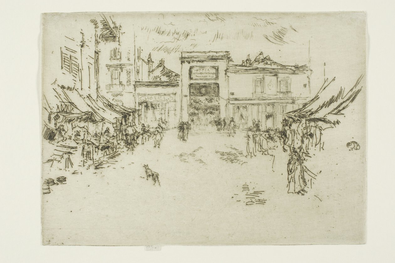 Kleiner Marktplatz, Tours von James McNeill Whistler