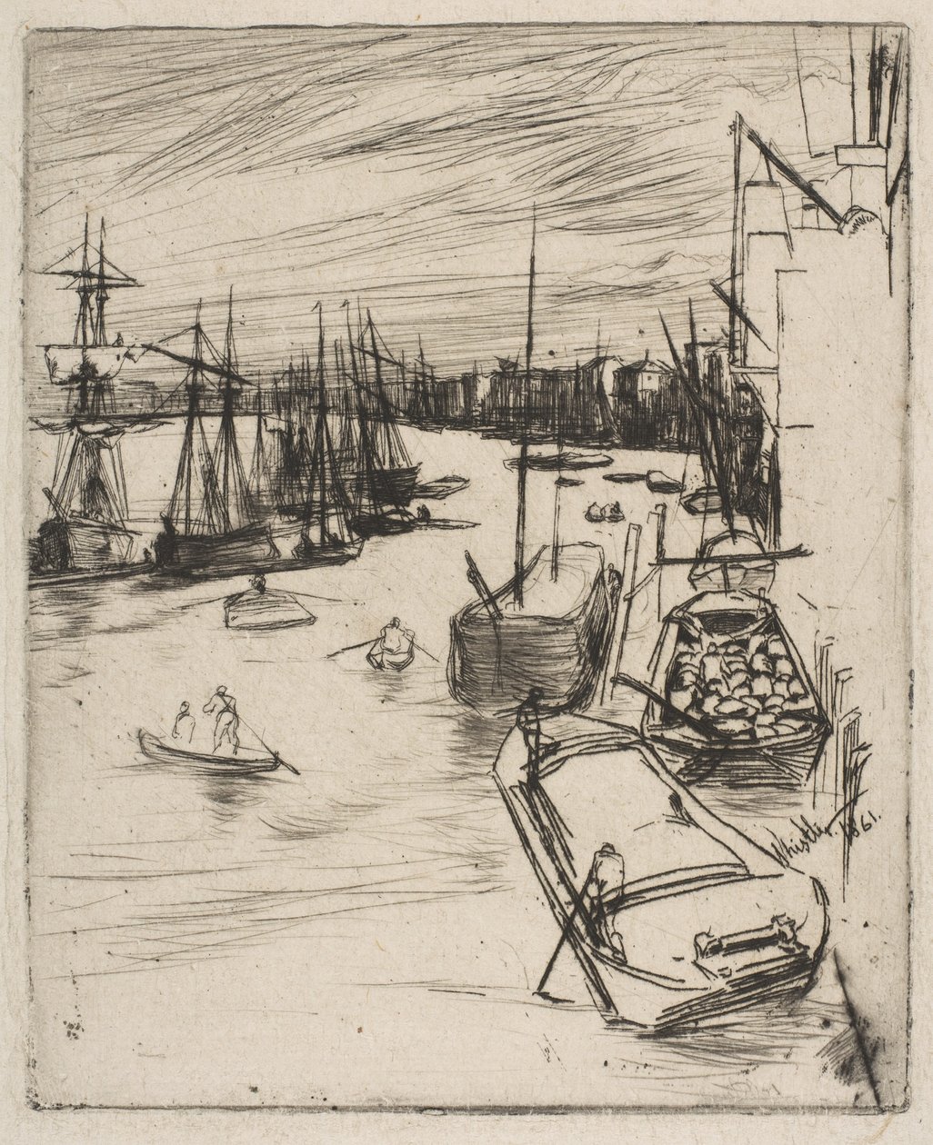 Klein-Wapping (Klein-Rotherhithe) von James McNeill Whistler