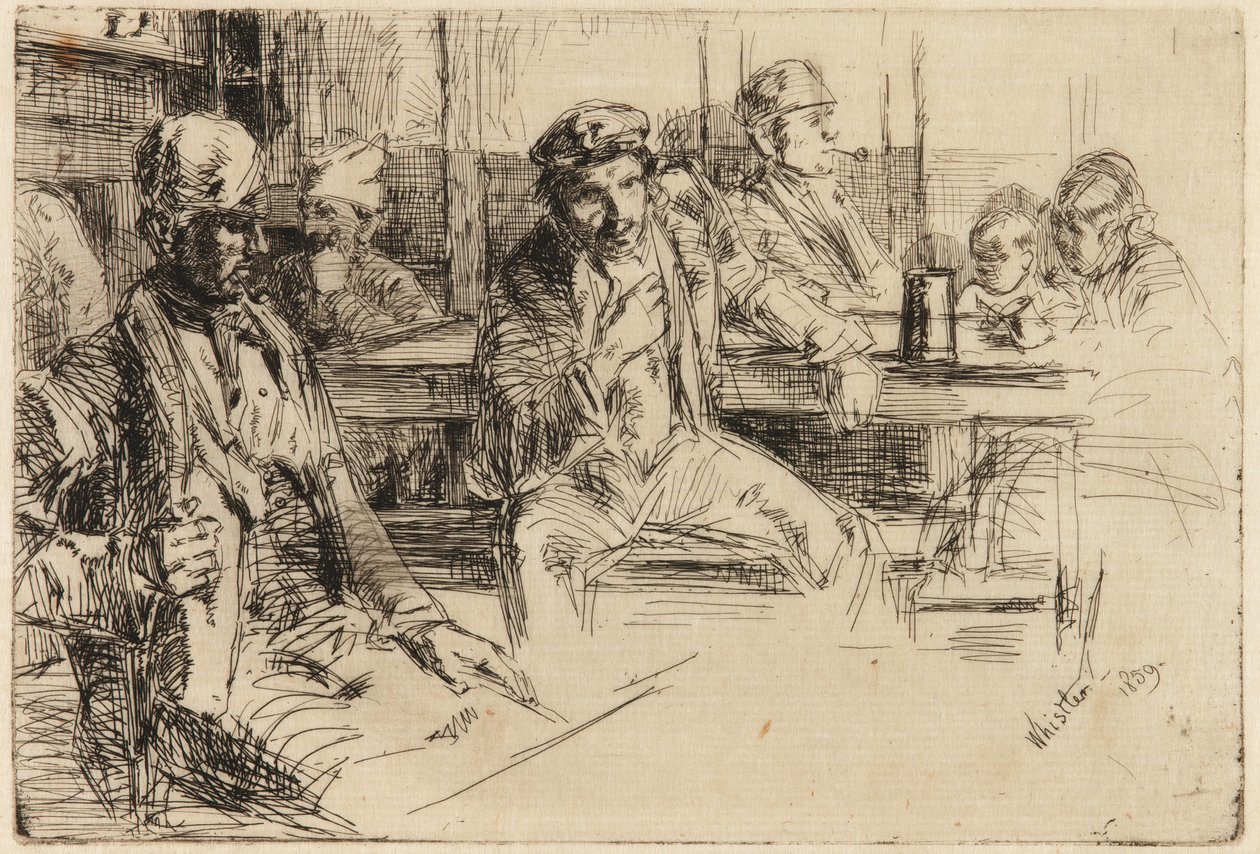 Hafenarbeiter von James Abbott McNeill Whistler