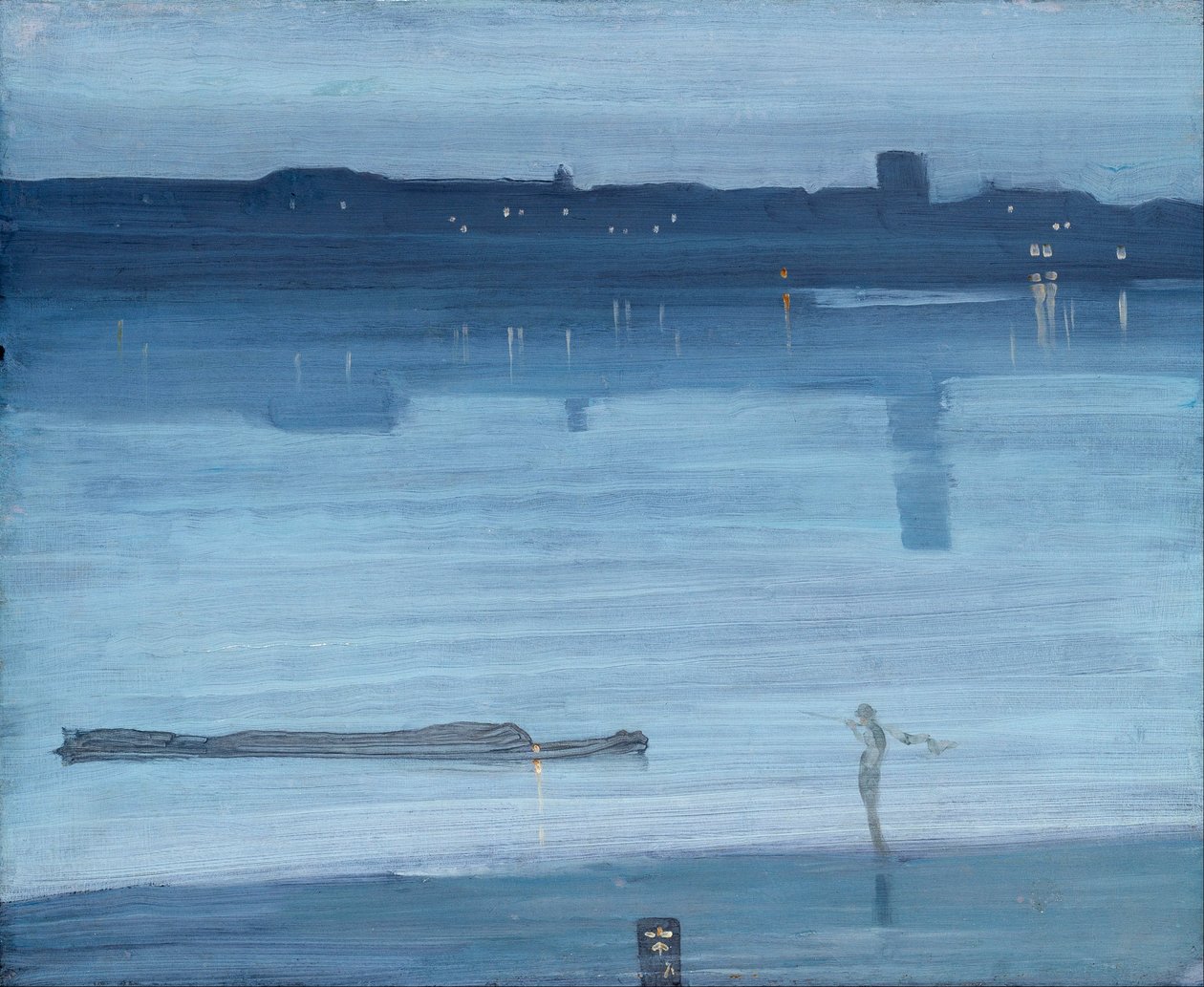 Nocturne: Blau und Silber - Chelsea von James McNeill Whistler