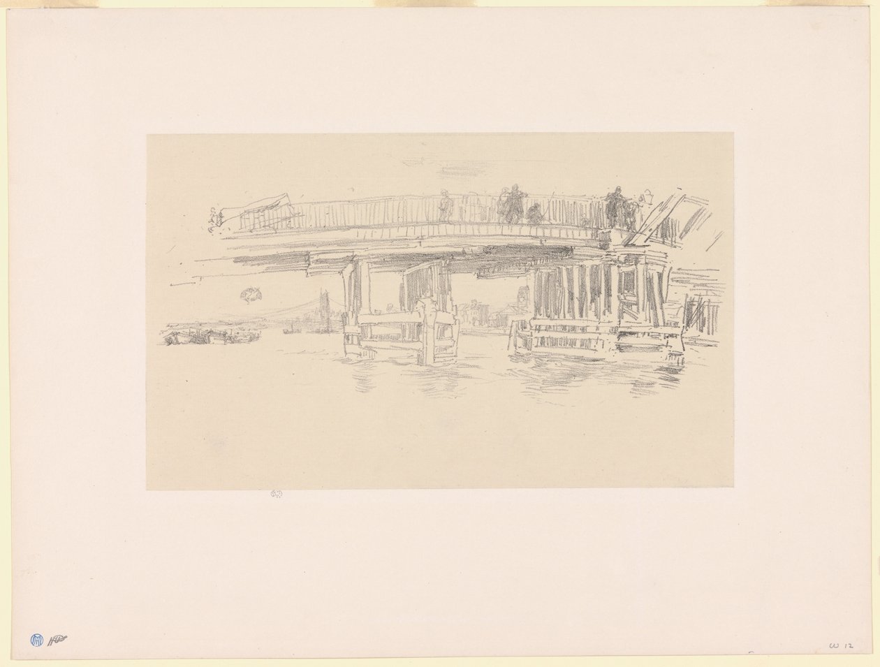 Alte Battersea-Brücke von James Abbott McNeill Whistler