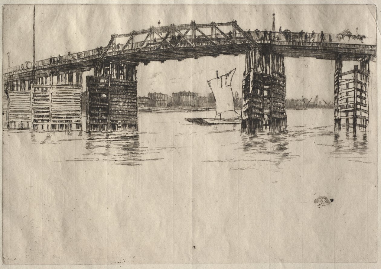 Alte Battersea-Brücke von James McNeill Whistler