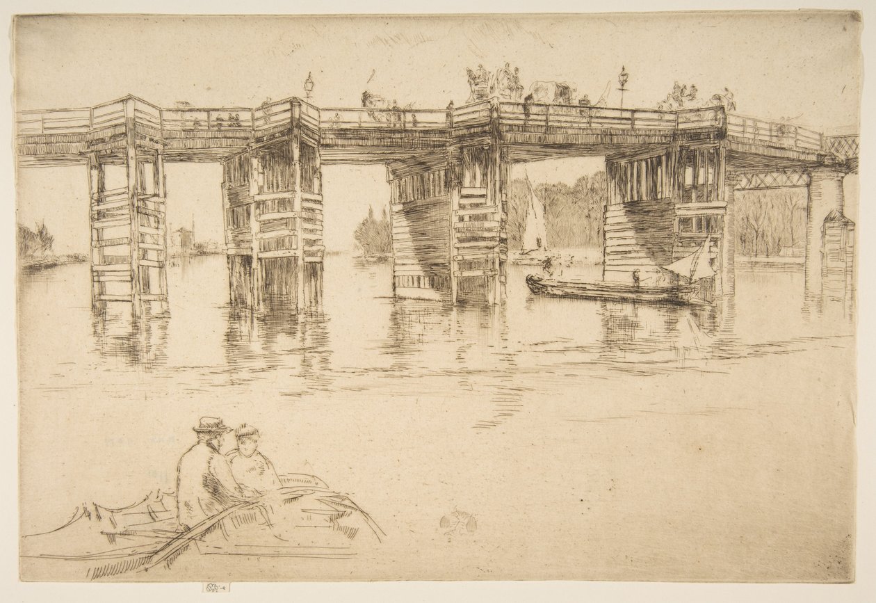Alte Putney Bridge von James McNeill Whistler