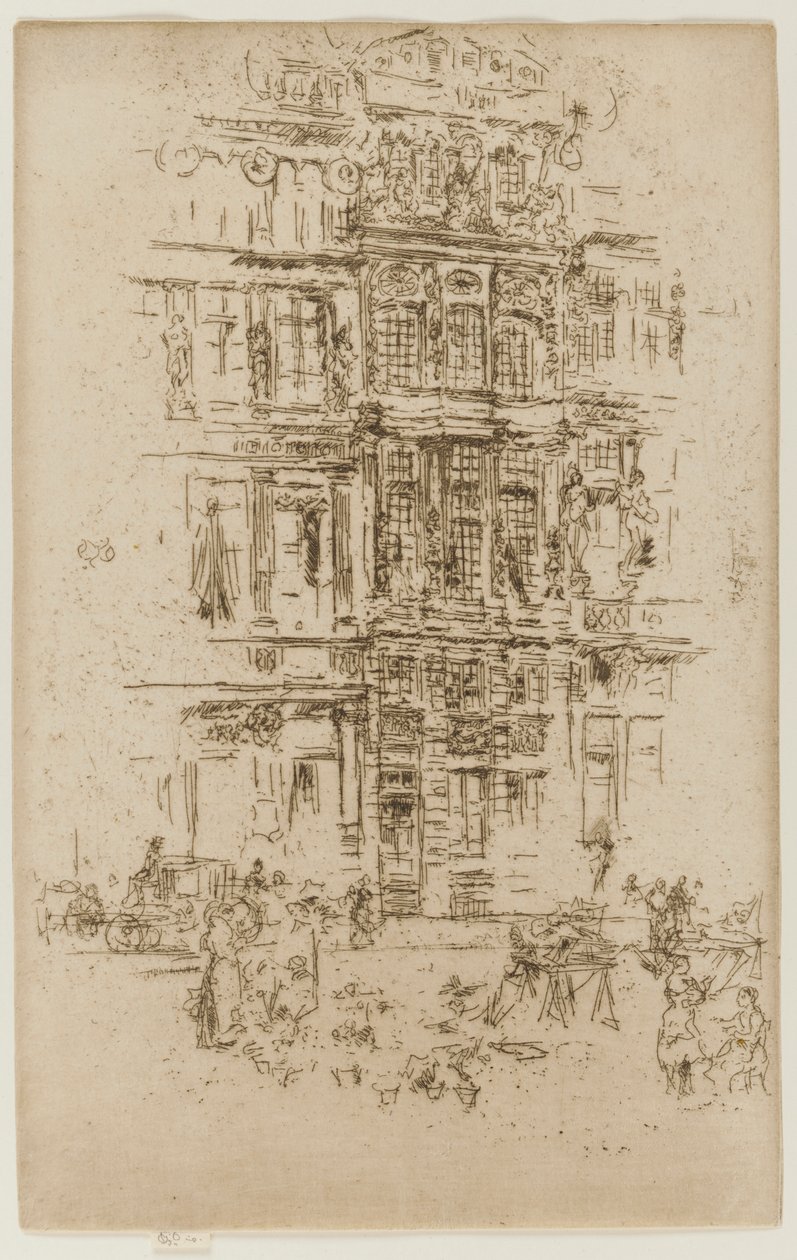 Paläste, Brüssel von James Abbott McNeill Whistler