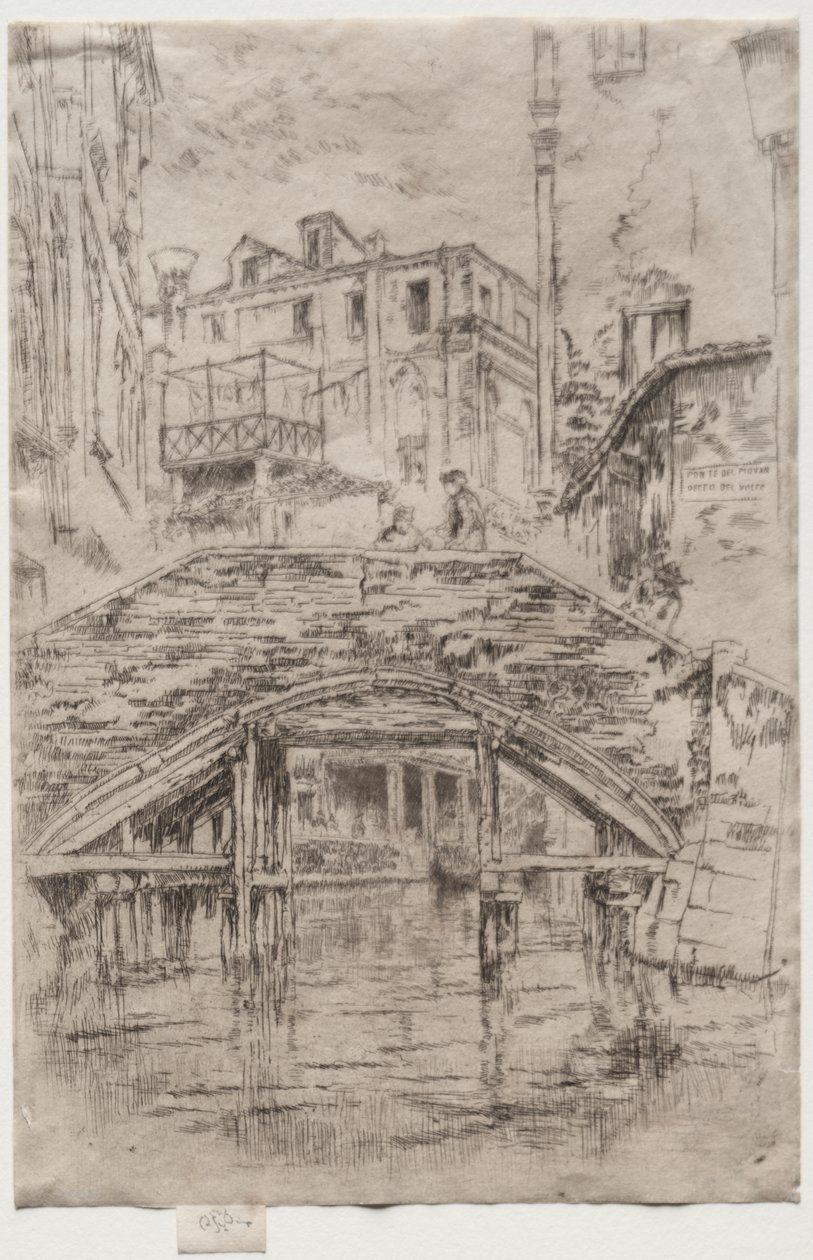Ponte del Piovan von James McNeill Whistler