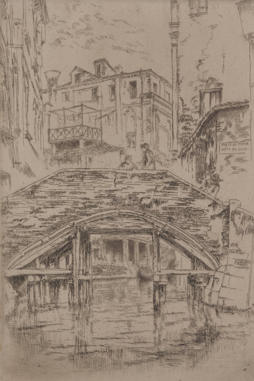 Ponte del Piovan von James McNeill Whistler