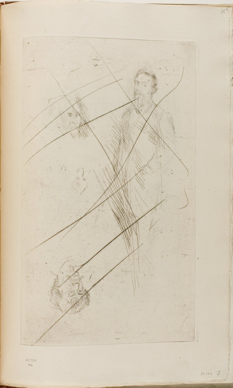 Porträtskizzen einschließlich F.R. Leyland und Whistler von James Abbott McNeill Whistler