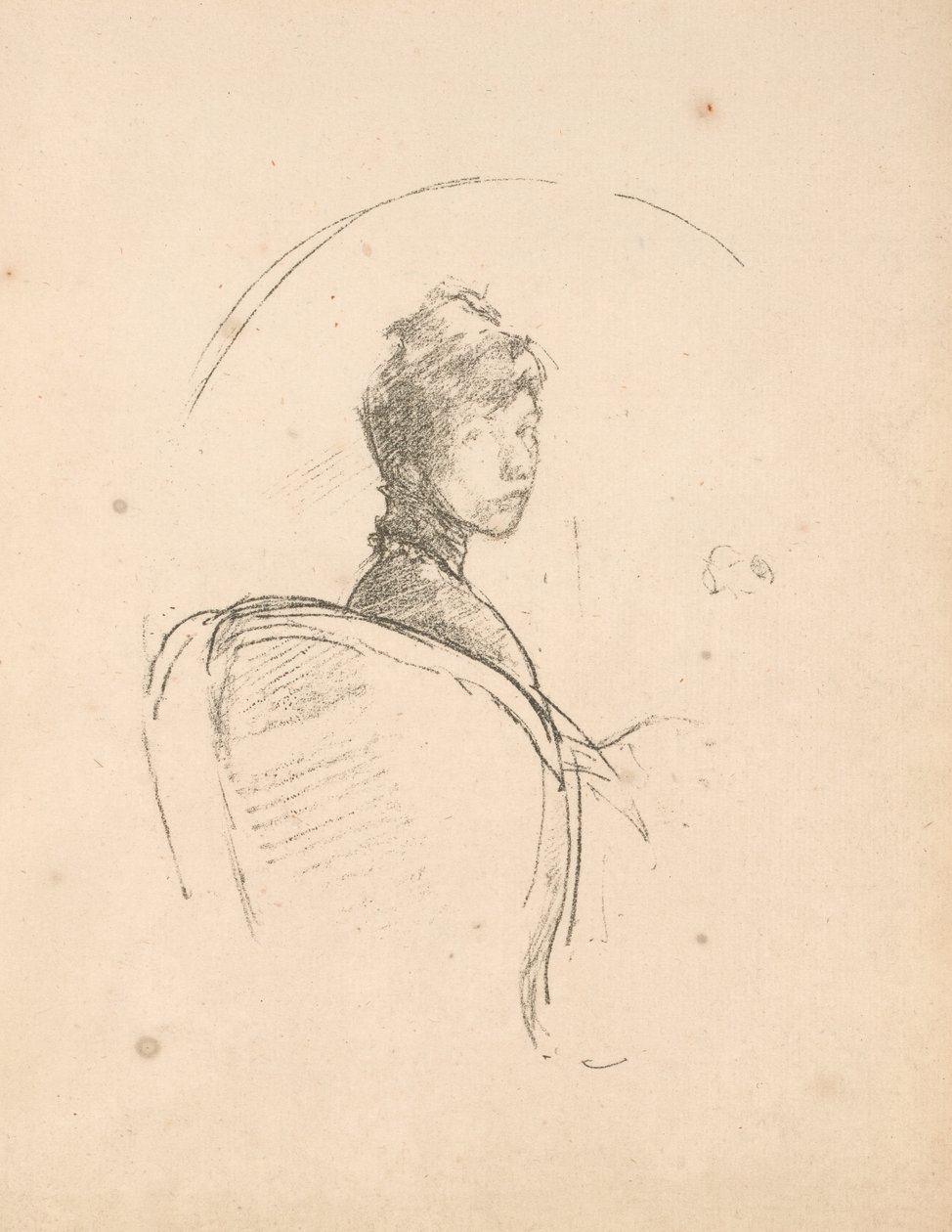 Porträtstudie: Miss Rosalind Birnie Philip von James Abbott McNeill Whistler