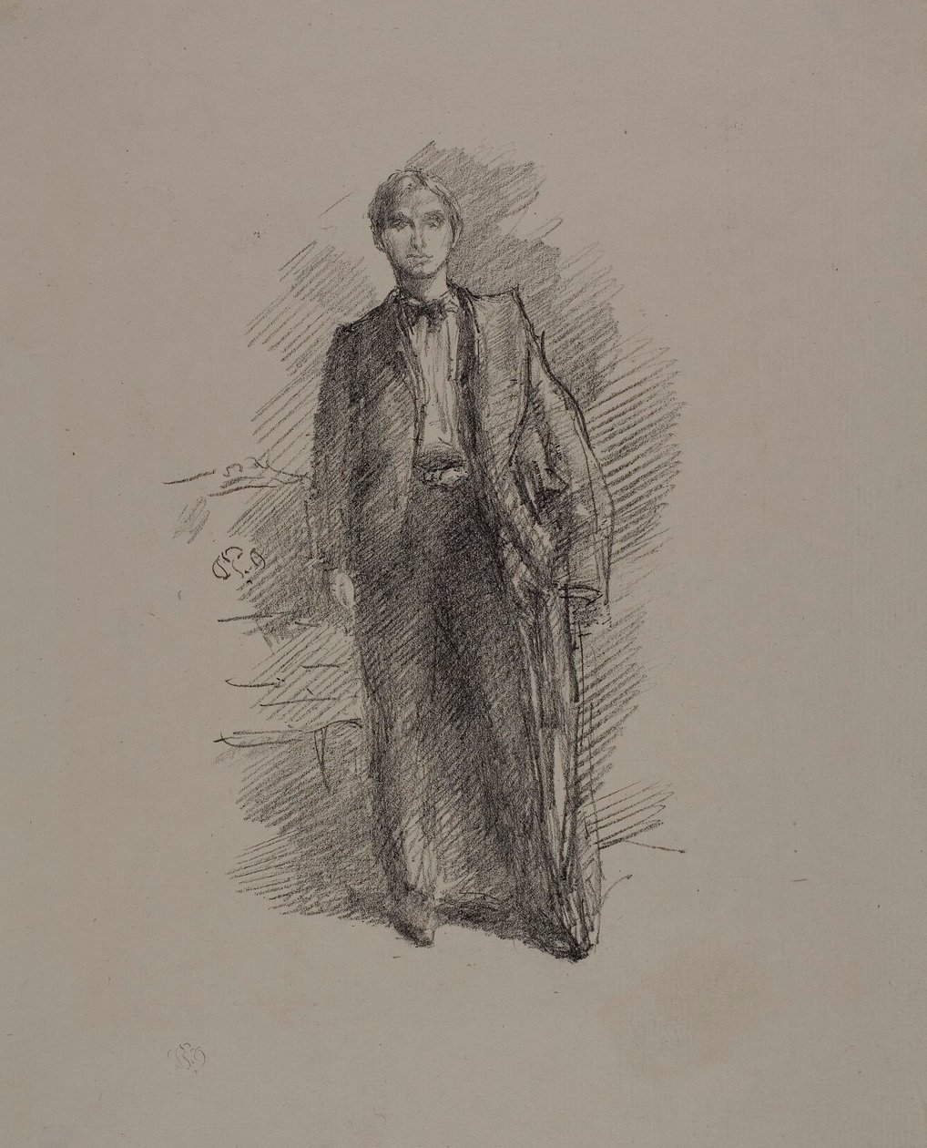 Porträtstudie: Mr. Herbert C. Pollitt von James Abbott McNeill Whistler