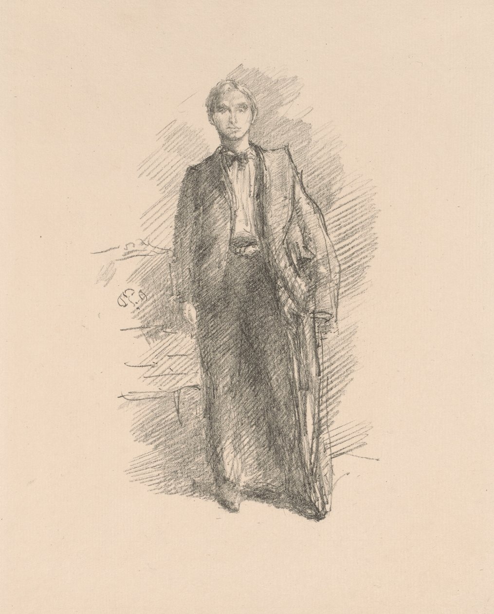 Porträtstudie: Mr. Herbert C. Pollitt von James Abbott McNeill Whistler
