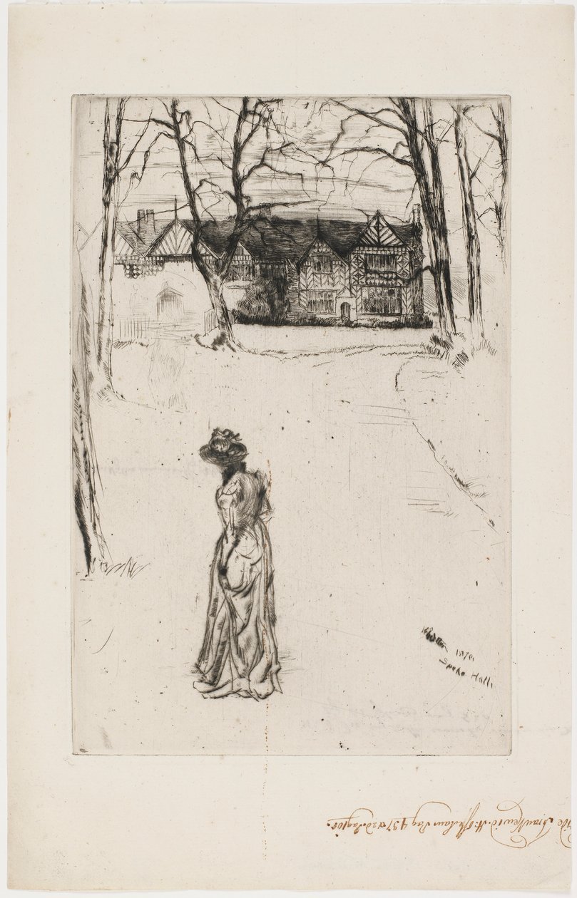 Speke Hall: Die Allee von James Abbott McNeill Whistler