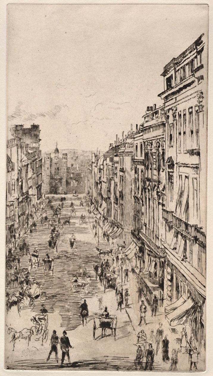 St. James Straße von James McNeill Whistler