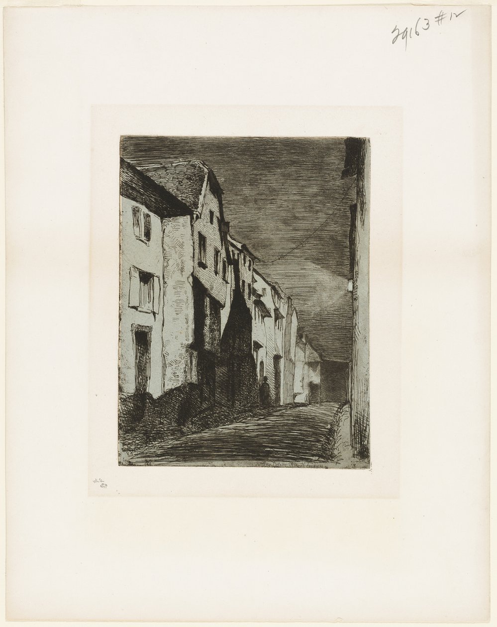 Straße in Saverne von James Abbott McNeill Whistler
