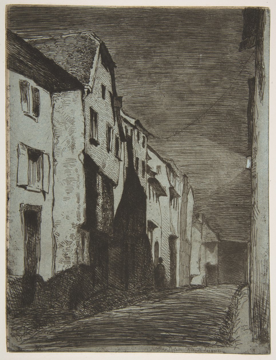 Straße in Saverne von James McNeill Whistler