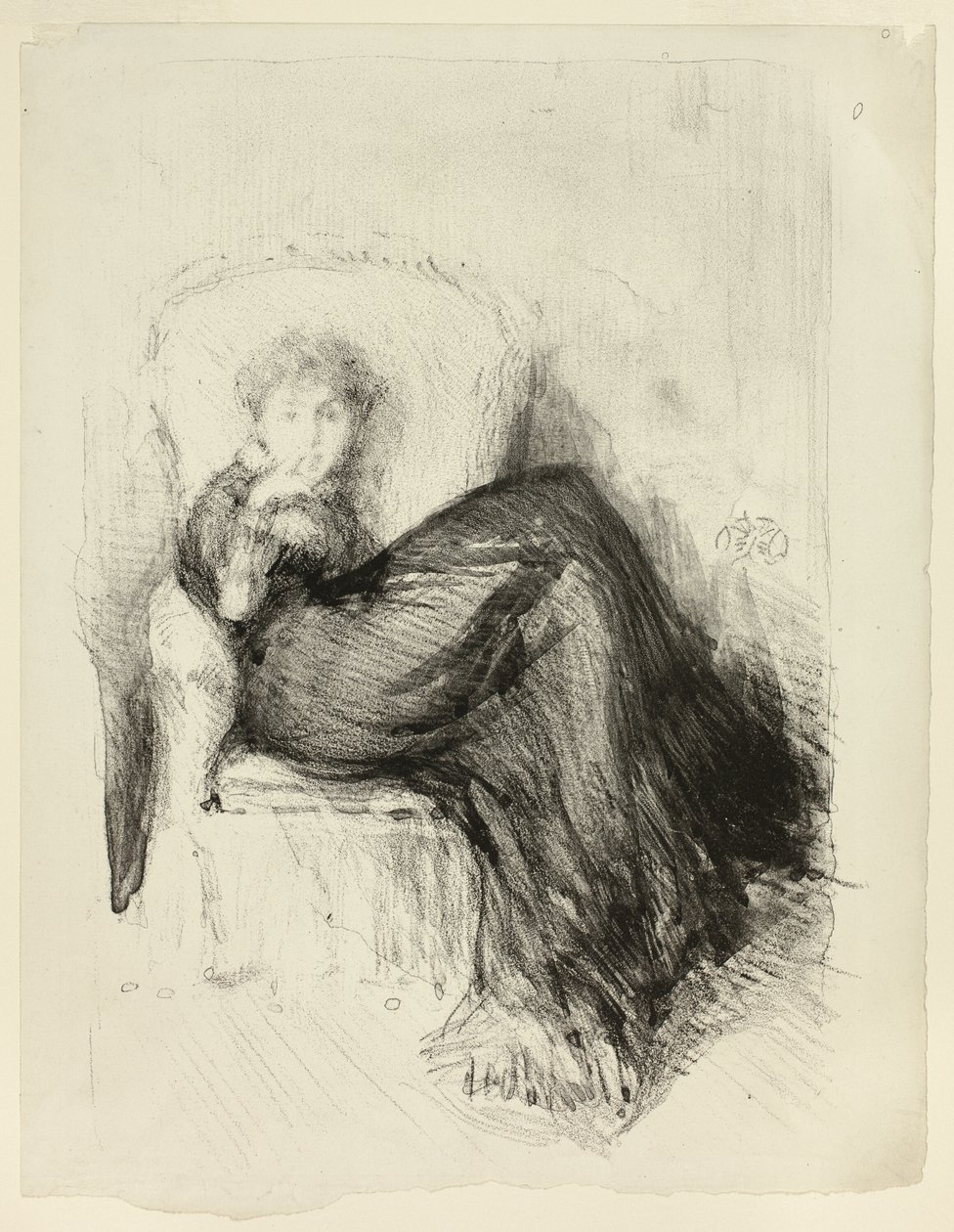 Studie: Maud sitzend von James Abbott McNeill Whistler