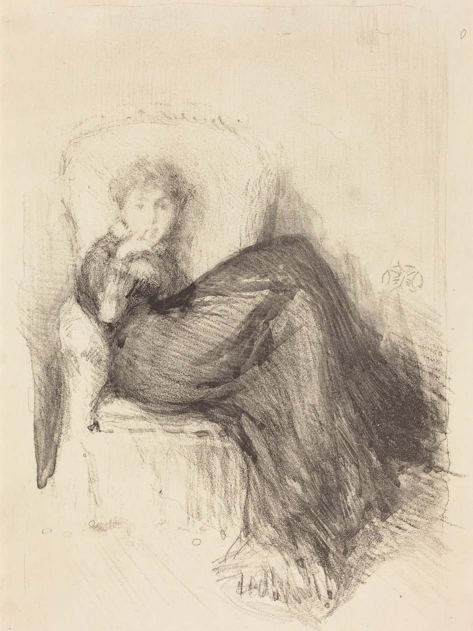 Studie: Maude sitzend von James McNeill Whistler