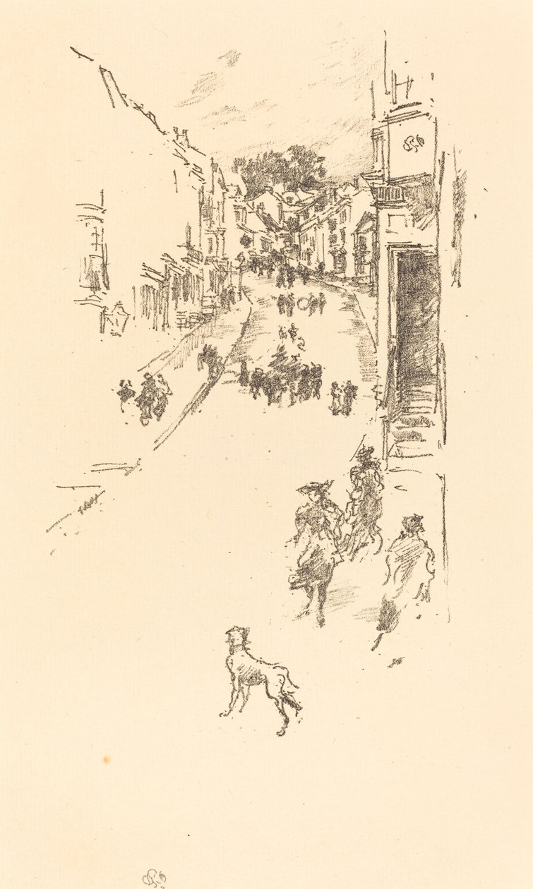 Sonntag, Lyme Regis von James Abbott McNeill Whistler