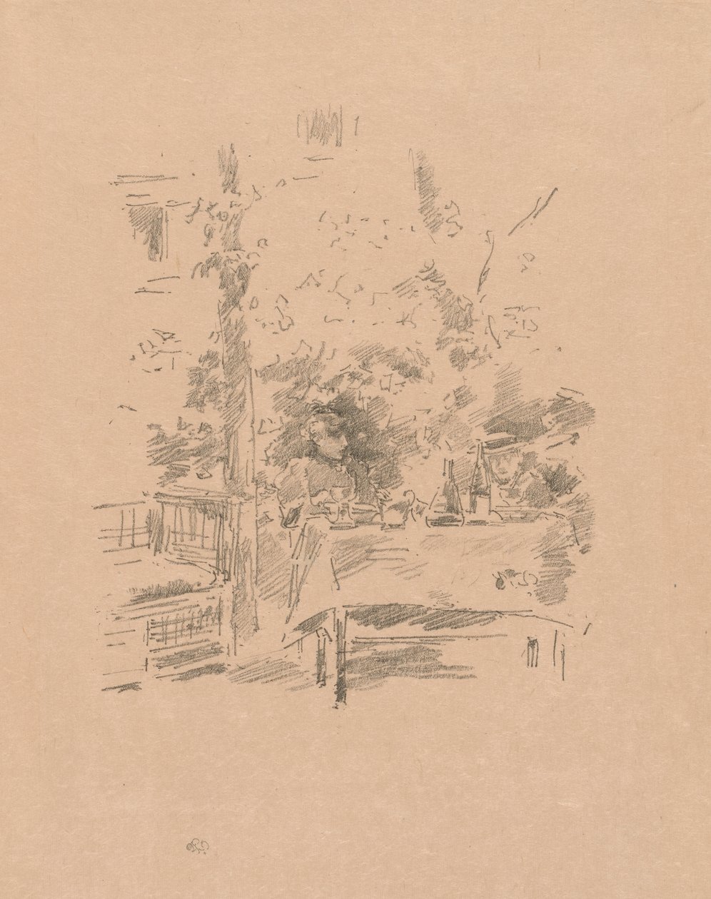 Tête-à-tête im Garten von James McNeill Whistler
