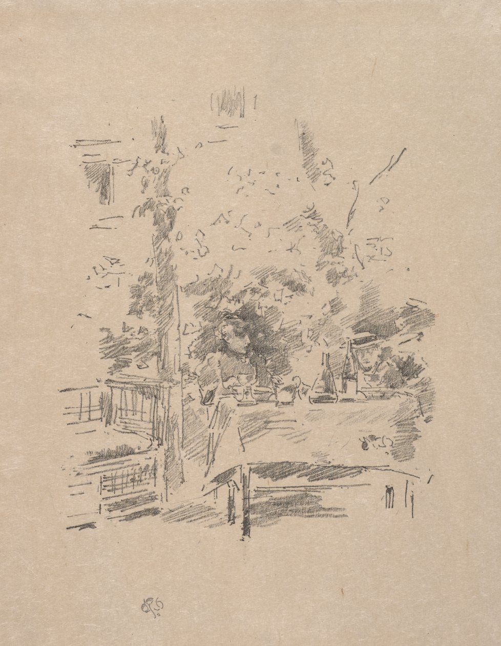Tête-à-tête im Garten von James McNeill Whistler