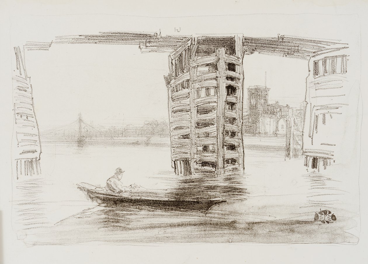 Die breite Brücke von James Abbott McNeill Whistler