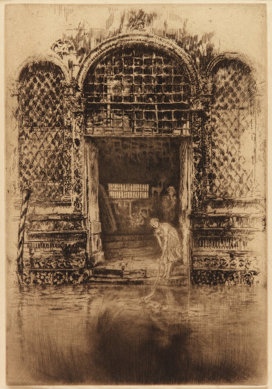 Die Türöffnung von James Abbott McNeill Whistler